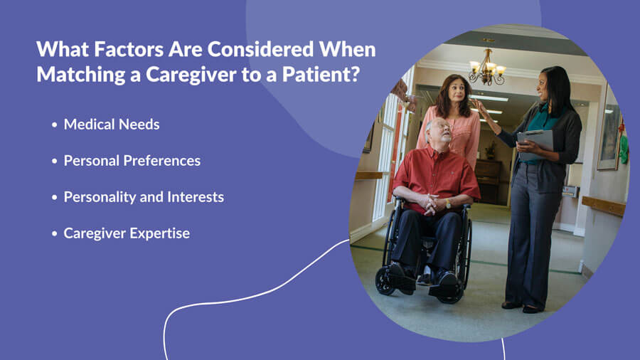 factors to consider when matchmaking a caregiver to patient